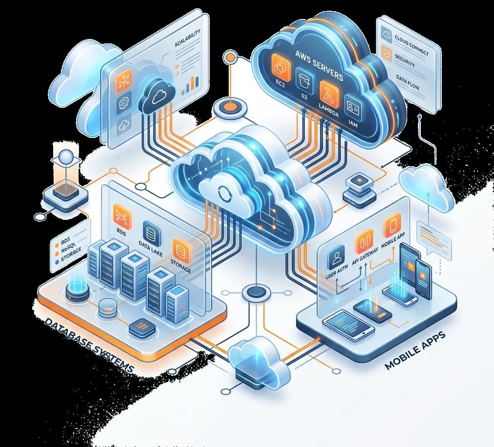 TwinsCloud AWS Cloud Infrastructure and Managed DevOps Solutions TwinsCloud AWS Cloud Infrastructure and Managed DevOps Solutions Illustration